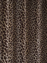 Collection Luxe Heavyweight Velvet Animal Eyelet Lined Curtains - Larawan 5 ng 5