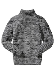 Joe Browns Grey Winter Classic Roll Neck Jumper - Image 6 of 6