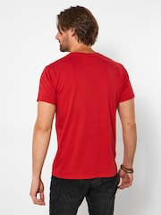 Joe Browns Red Santa Music Print Graphic T-Shirt - Image 2 of 5