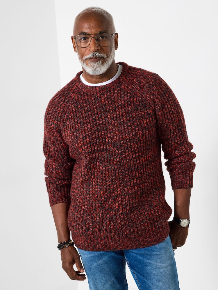Joe Browns Orange Chunky Rib Knit Jumper - Image 1 of 5 Joe Browns Orange Chunky Rib Knit Jumper - Image 1 of 5