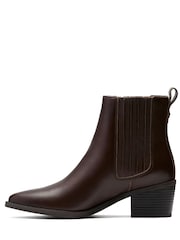 Clarks Brown Morzine Top Boots - Image 2 of 6