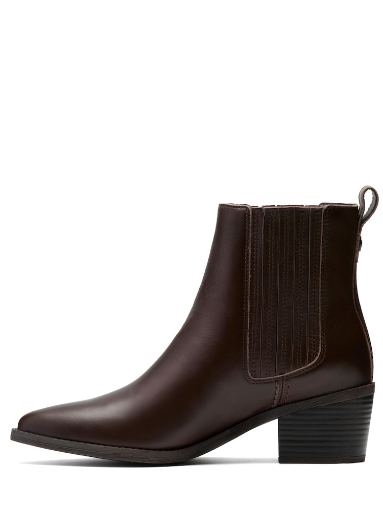 Clarks Brown Morzine Top Boots - Image 2 of 6