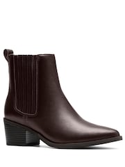 Clarks Brown Morzine Top Boots - Image 3 of 6