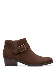 Clarks Brown Danyelle Wish Boots - Image 1 of 6