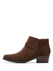 Clarks Brown Danyelle Wish Boots - Image 2 of 6