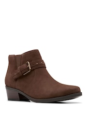 Clarks Brown Danyelle Wish Boots - Image 3 of 6