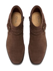 Clarks Brown Danyelle Wish Boots - Image 4 of 6