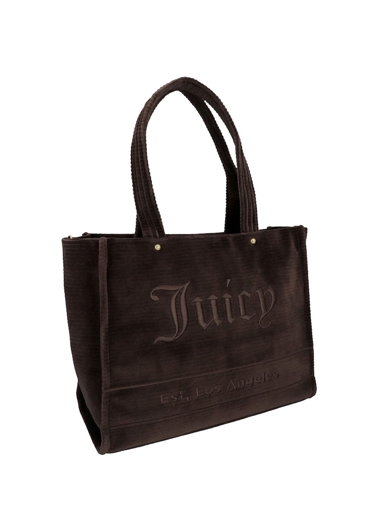 Juicy Couture Brown Large Shopping Bag - Image 2 of 3 Juicy Couture Brown Large Shopping Bag - Image 2 of 3