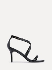 Linzi Black Future Crossover Heeled Sandals - Image 2 of 5