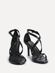 Linzi Black Future Crossover Heeled Sandals - Image 3 of 5