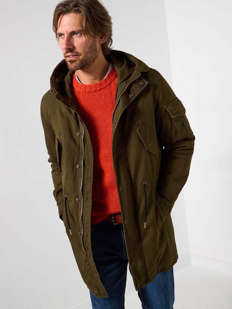 Joe Browns Green Quilted Lined Parka Jacket - Image 2 of 9 Joe Browns Green Quilted Lined Parka Jacket - Image 2 of 9