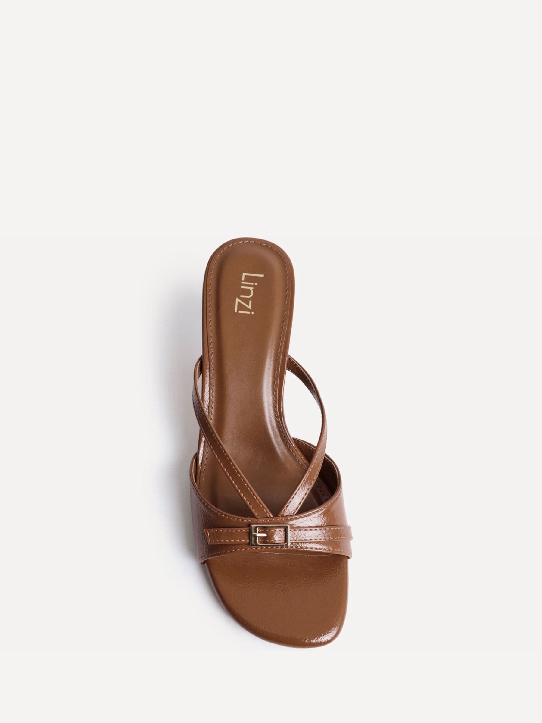 Comprar Castanho - Linzi News Mules Salto Agulha from Next Brazil