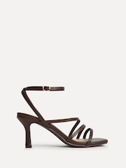Linzi Brown Reflect Wide Fit Strappy Heeled Sandals - Image 2 of 5