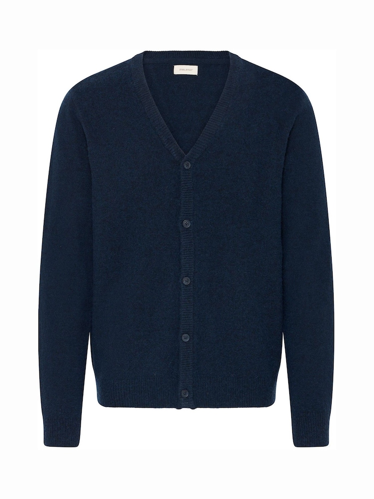 Blend Blue Wool Knitted Cardigan - Image 5 of 5 Blend Blue Wool Knitted Cardigan - Image 5 of 5