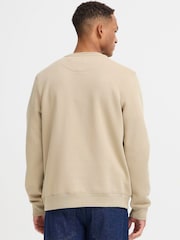 Blend Cream Fleece Logo Crew Neck Jumper - Image 2 of 5