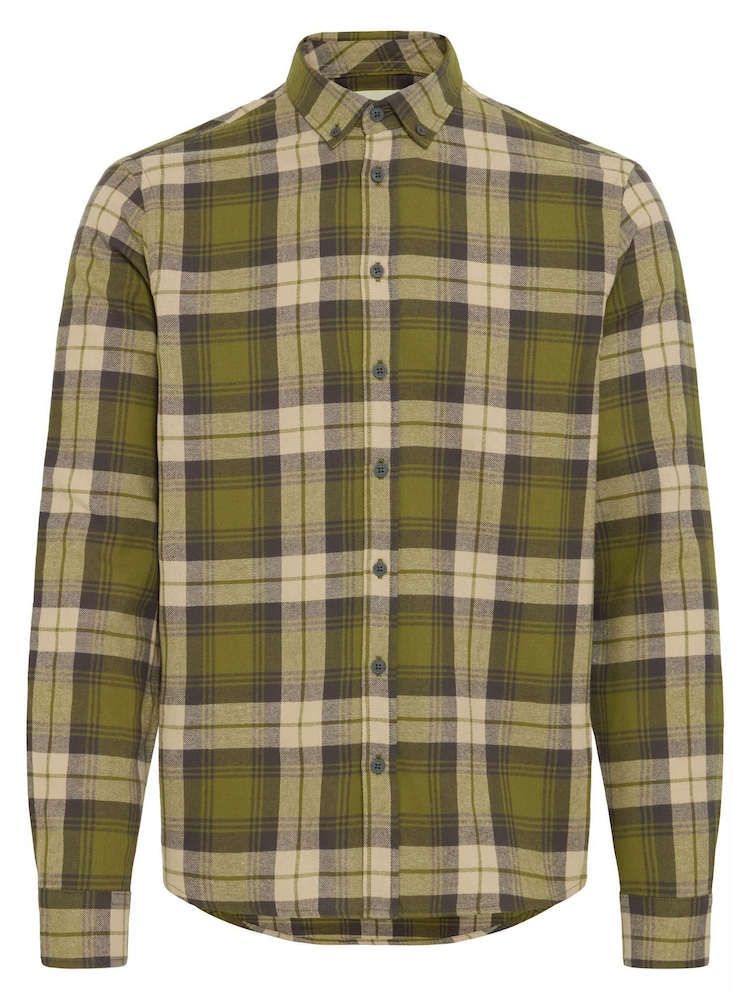 Blend Green Check Long Sleeve Shirt - Image 5 of 5 Blend Green Check Long Sleeve Shirt - Image 5 of 5
