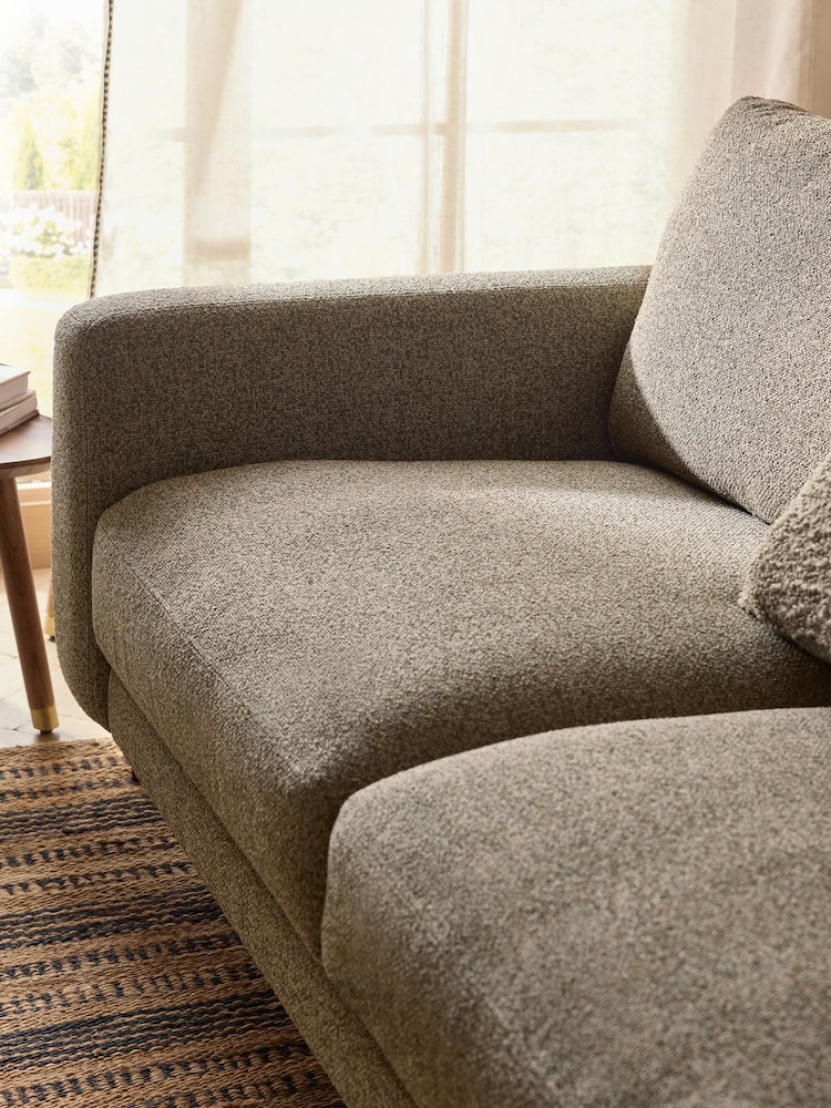Chunky Marl Olive Green Landon 3 Seater Sofa - Image 2 of 10