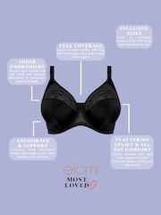 Elomi Black Cate Underwired Bra - Image 4 of 4