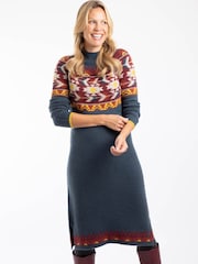 Weird Fish Vondra Knitted Jumper Dress - Imagen 3 de 7