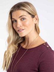 Morado - Weird Fish Maine Ribbed Outfitter T-Shirt - Imagen 4 de 7