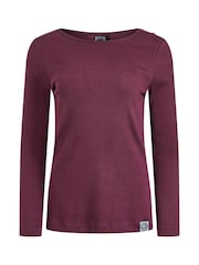 Morado - Weird Fish Maine Ribbed Outfitter T-Shirt - Imagen 6 de 7