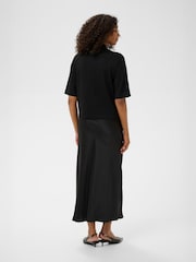 Kaffe Black KAregina High Neck Short Sleeve Jumper - Image 2 of 5