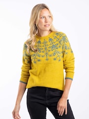 Weird Fish Miska Fair Isle Pattern Jumper - Imagen 1 de 8