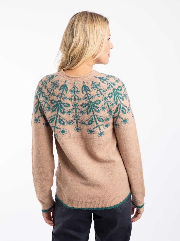Weird Fish Cream Miska Fair Isle Jumper - Image 2 of 7 Weird Fish Cream Miska Fair Isle Jumper - Image 2 of 7
