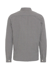 Casual Friday Black Cfborgh Geometric Jacquard Shirt - Image 7 of 8