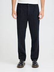 Casual Friday Blue CFMARC Relaxed Fit Soft Touch Trousers - Image 1 of 8
