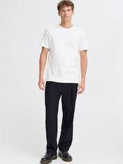 Casual Friday Blue Cfpierce Relaxed Fit Pinstripe Trousers - Image 3 of 8