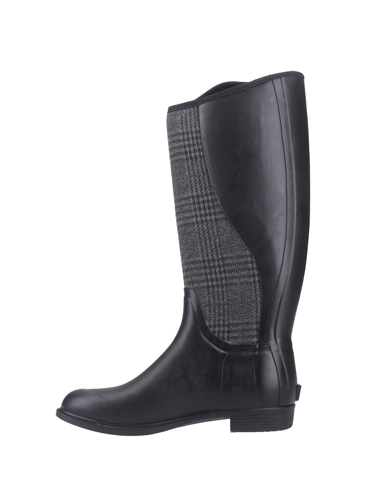 Muck Boots Black Derby Tall Wellies - Image 2 of 4 Muck Boots Black Derby Tall Wellies - Image 2 of 4