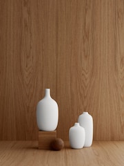 blomus White Medium CEOLA Tall Vase - Image 1 of 2