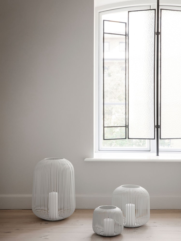 blomus White Extra Small LITO Lantern - Image 1 of 2 blomus White Extra Small LITO Lantern - Image 1 of 2