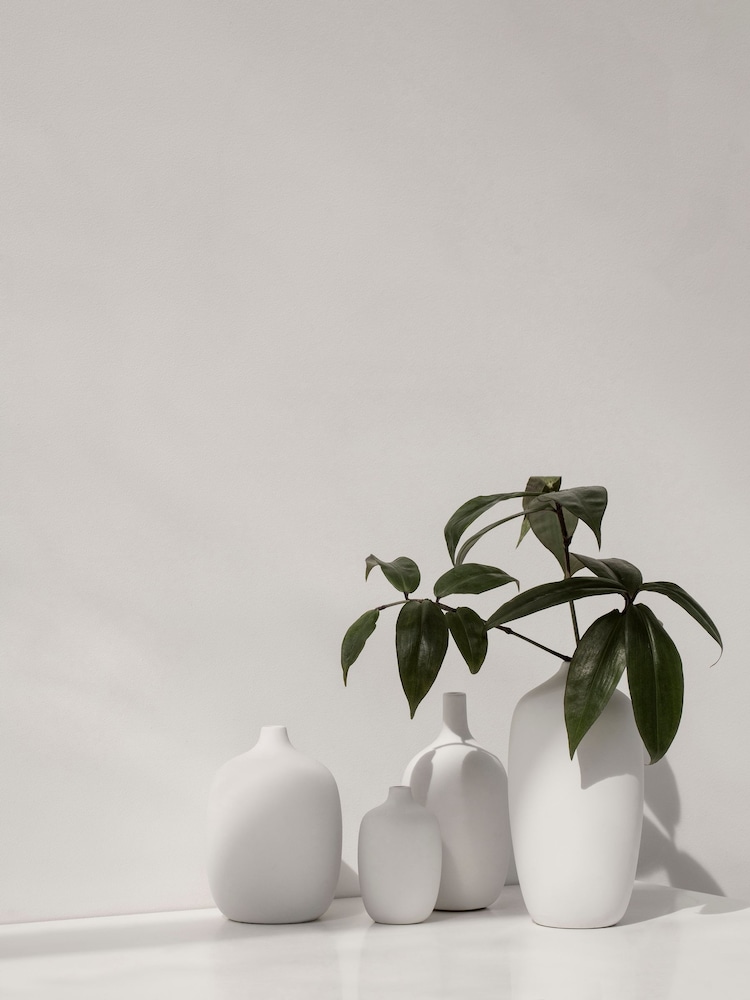 blomus White Medium CEOLA Large Vase - Image 1 of 2 blomus White Medium CEOLA Large Vase - Image 1 of 2