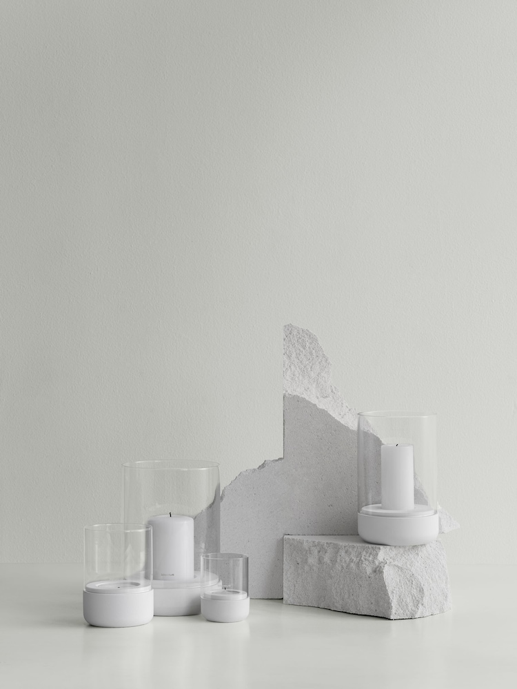 blomus Lily White Small CALMA Tealight Holder Large - Image 1 of 3 blomus Lily White Small CALMA Tealight Holder Large - Image 1 of 3