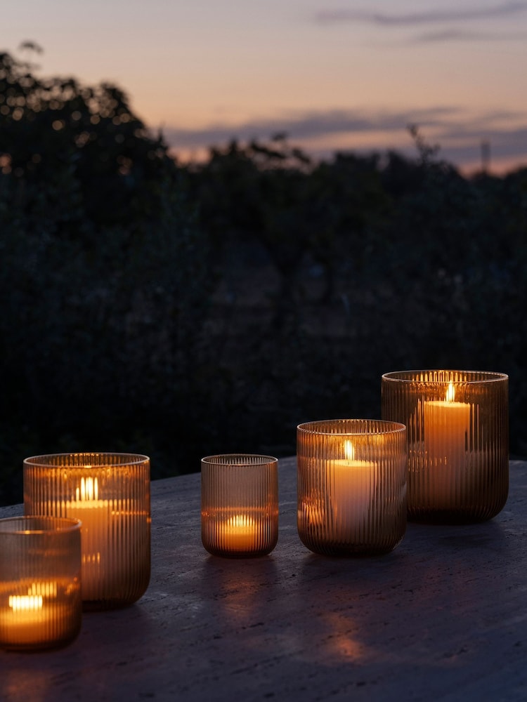 blomus Coffee Brown Large VEN Hurricane Large - Image 1 of 2 blomus Coffee Brown Large VEN Hurricane Large - Image 1 of 2