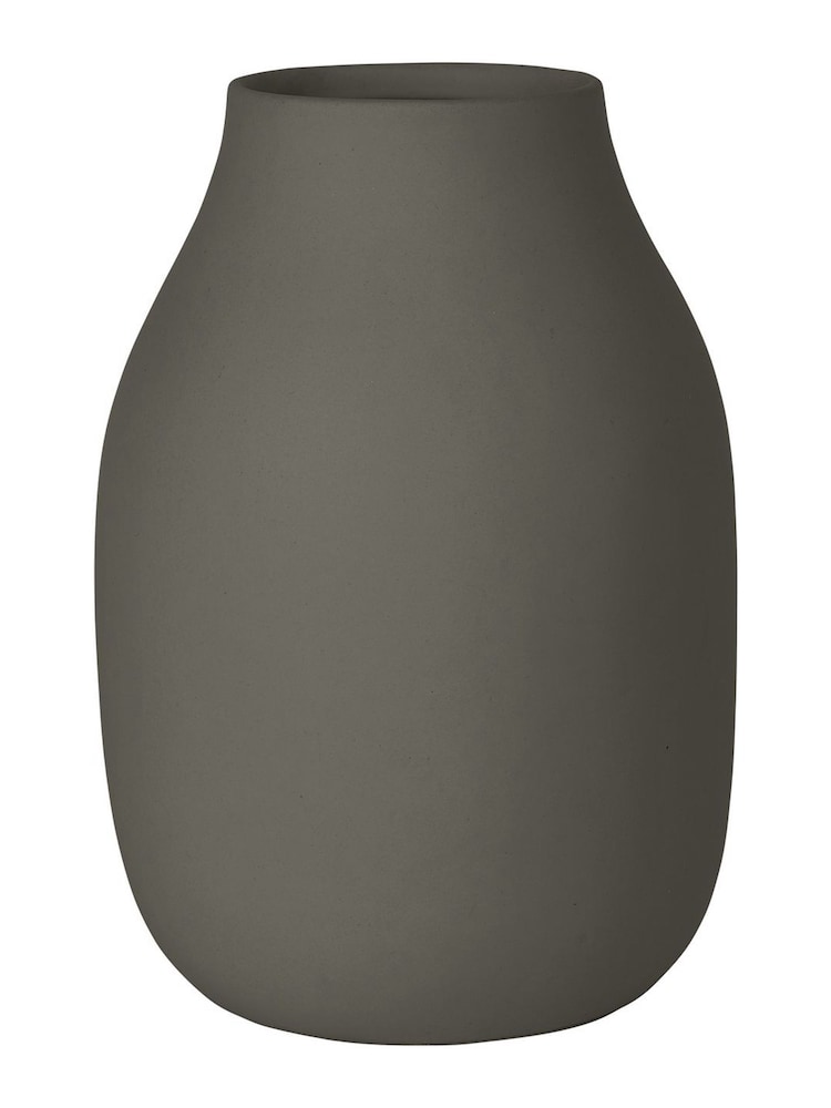 blomus Steel Grey Small COLORA Vase - Image 1 of 1 blomus Steel Grey Small COLORA Vase - Image 1 of 1