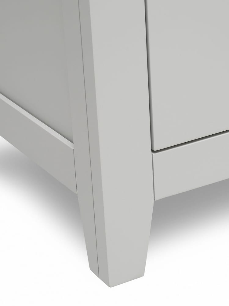 Cotswold Company Dove Grey Chester Double Pedestal Dressing Table - Image 6 of 6