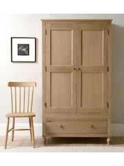 Cotswold Company Rustic Elkstone Mellow Oak Double Wardrobe - Image 2 of 6
