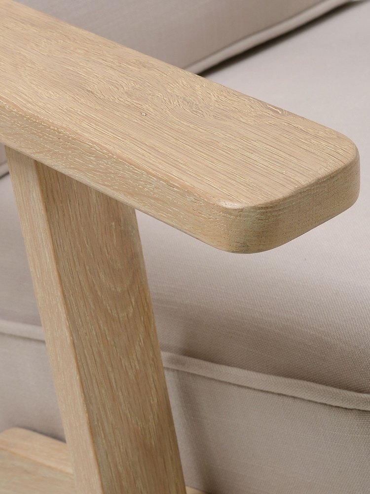Cotswold Company Natural Broadwell Armchair - Image 6 of 6 Cotswold Company Natural Broadwell Armchair - Image 6 of 6