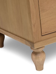 Cotswold Company Rustic Elkstone Mellow Oak 4 Drawer Chest - Image 6 of 6