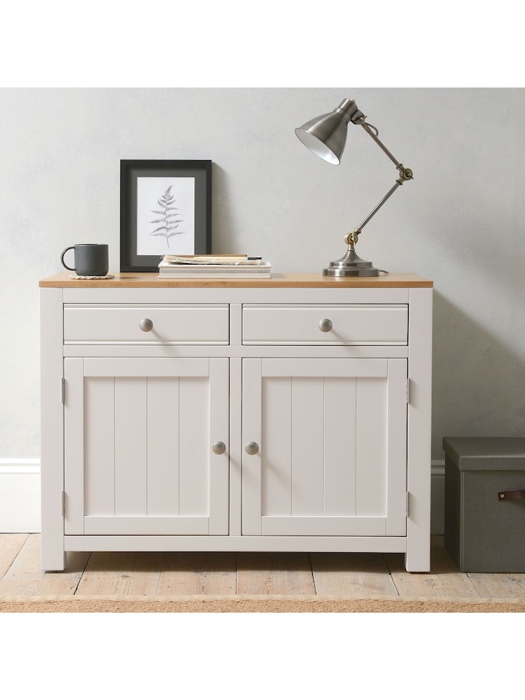 Cotswold Company White Chalford Cupboard - Image 1 of 6 Cotswold Company White Chalford Cupboard - Image 1 of 6