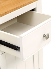 Cotswold Company White Chalford Storage Desk - Image 5 of 6