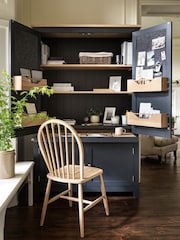 Cotswold Company Dove Grey Chester Hideaway Desk - Image 1 of 6