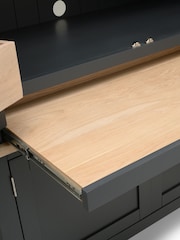 Cotswold Company Dove Grey Chester Hideaway Desk - Image 5 of 6