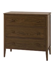 Gallery Home Walnut Bala Wood 3 Drawer Chest - Image 9 of 9