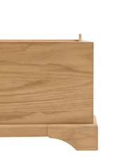 Gallery Home Natural Clayton Oak Veneer 4'6 Bed - Image 6 of 9