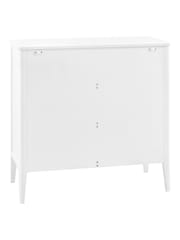 Gallery Home White Alberta White Wood 3 Drawer Chest - Image 4 of 9