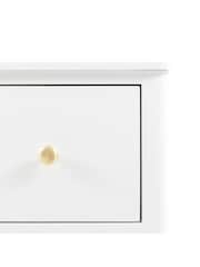 Gallery Home White Alberta White Wood 3 Drawer Chest - Image 9 of 9